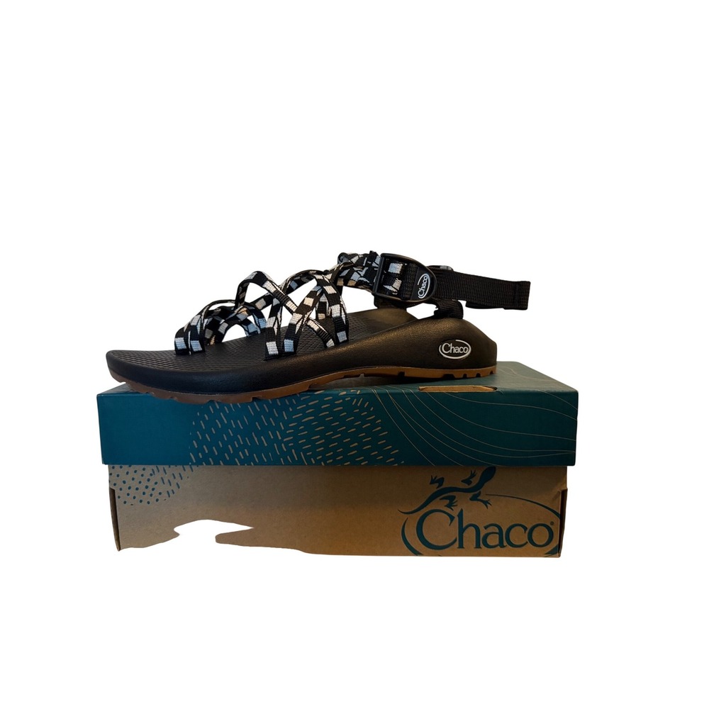 Chaco ZX2 Classic Womens Sandal Cubit Black Checkered J107214 Size 9 NEW‎